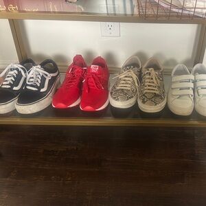 New Balance Red Sneakers Casual Everyday Wear